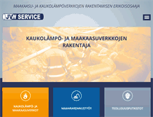 Tablet Screenshot of jvwservice.fi